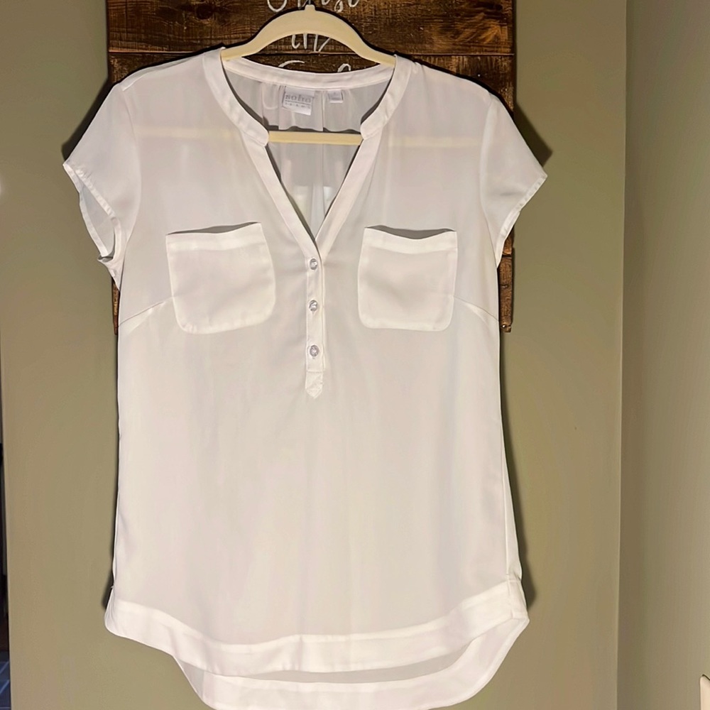 White Soho NY & Co Blouse